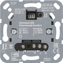 Gira Uniwersalny ściemniacz przyciskowy LED System 3000 Komfort 540100