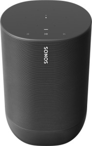 SONOS - Głośnik przenośny sterowany głosowo IP56 - Czarny - SONOS MOVE
