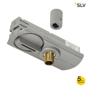 SLV Adapter do szyny 1-fazowej srebrnoszary - 143124