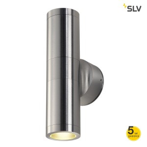 SLV Lampa ASTINA OUT ESL, aluminium, 2 x GU10, max. 2 x 11W, IP44 - 228776