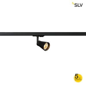 SLV Lampa AVO SPOT, czarny, 1 x GU10, max. 50W do szyny 1-fazowej - 144200