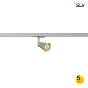 SLV Lampa AVO SPOT, srebrna, 1 x GU10, max. 50W do szyny 1-fazowej - 144204