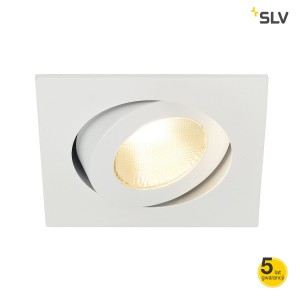 Spotline Lampa CONTONE ruchoma kwadratowa, biały, 13W LED, 2000/3000K - 161281