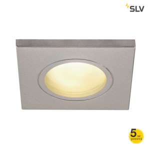 SLV Lampa DOLIX OUT GU10 SQUARE srebrno-szara - 1001171