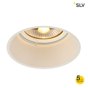SLV Lampa HORN-T do wbudowania, QPAR111, matowo biała, GU10, max. 50W - 113171