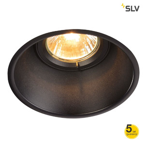 SLV Lampa HORN-T GU10, stal, 1 x GU10, max. 50W, czarna matowa - 113140