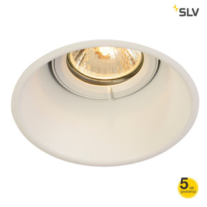 SLV Lampa HORN-T GU10, stal, 1 x GU10, max. 50W, matowo biała - 113141