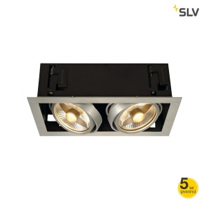 Spotline Lampa KADUX 2 ES111 kwadratowa, aluminium, max. 2 x 50W - 115556