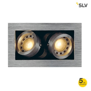 Spotline Lampa KADUX 2 GU10 kwadratowa, aluminium, max. 2 x 50W - 115526