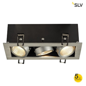 Spotline Lampa KADUX LED DL SET, prostokątna, aluminium, 3 x 9W, 38°, 3000K - 115726