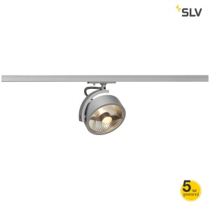 SLV Lampa KALU TRACK QPAR111, srebrnoszary do szyny 1-fazowej - 143544