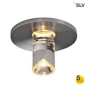 SLV Lampa LIGHTPOINT, okrągła, szczotkowane aluminium 1W - 1001155
