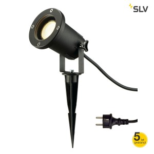 SLV Lampa NAUTILUS SPIKE XL, czarny, GU10 max. 11W,1.5M - 227410