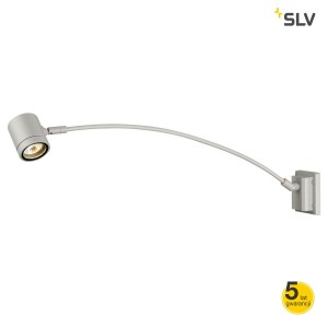 SLV Lampa NEW MYRA DISPLAY CURVE, srebrnoszary, GU10, max. 50W, IP55 - 233134