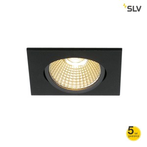 SLV Lampa NEW TRIA 68 LED DL SQUARE SET, czarna matowa 9W, 38°, 3000K - 114390