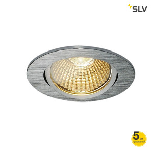 SLV Lampa NEW TRIA 68 okrągła szczotkowane aluminium LED - 1001990