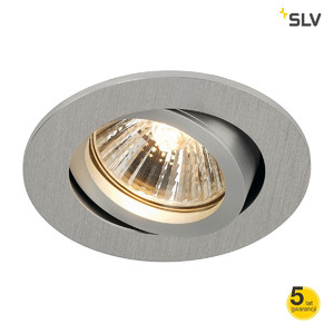 SLV Lampa NEW TRIA 68 okrągła szczotkowane aluminium QPAR 51 - 1001982