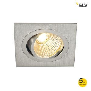 SLV Lampa NEW TRIA DL SQUARE SET, aluminium, 6W, 38°, 2700K - 113886