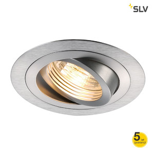 SLV Lampa NEW TRIA GU10 ROUND aluminium, max. 50W - 111716