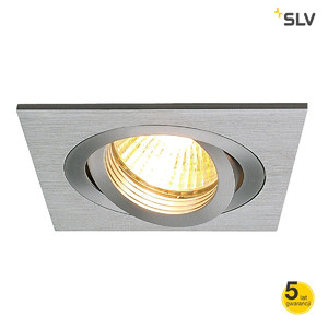 SLV Lampa NEW TRIA I GU10 kwadratowa, aluminium, max. 50W - 111361