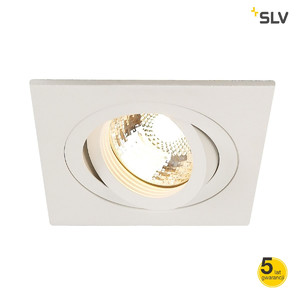 SLV Lampa NEW TRIA I GU10 kwadratowa, matowo biała, max. 50W - 111721