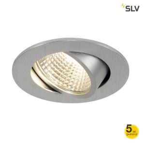 SLV Lampa NEW TRIA LED 3W DL ROUND SET, aluminium, 38°, 3000K - 113956