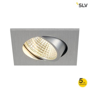 SLV Lampa NEW TRIA LED 3W DL SQUARE SET, aluminium, 38°, 3000K - 113966