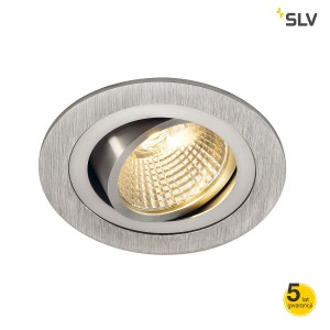 SLV Lampa NEW TRIA LED DL ROUND SET, aluminium, 6W, 38°, 2700K - 113876