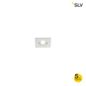 SLV Lampa NEW TRIA MINI DL SQUARE SET, matowo biała, 3W, 30°, 3000K - 114401