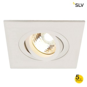SLV Lampa NEW TRIA XL SQUARE GU10 matowo biała, max. 50W - 113451