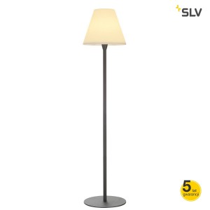 SLV Lampa podłogowa ADEGAN, antracyt/biały, E27, max. 24W, IP54 - 228965