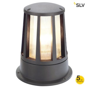 SLV Lampa podłogowa CONE, antracyt, E27, max. 100W, IP54 - 230435