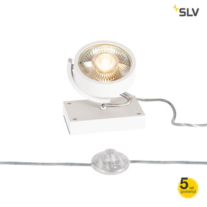 Spotline Lampa podłogowa KALU QPAR111 1 FLOOR, biały, max. 75W - 1000723