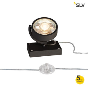 Spotline Lampa podłogowa KALU QPAR111 1 FLOOR, czarny, max. 75W - 1000722