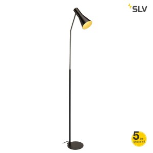 SLV Lampa podłogowa PHELIA, czarny, E27 - 146010