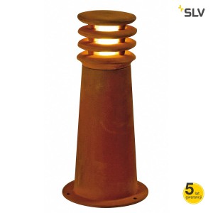 SLV Lampa podłogowa RUSTY 40 LED ROUND, CORTEN, 8.6W COB LED, 3000K, IP55 - 233407