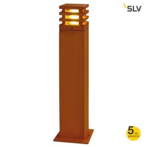 SLV Lampa RUSTY SQUARE 70, CORTEN, E27 max. 11W, IP55 - 229421