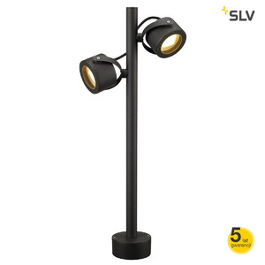 SLV Lampa SITRA 360 SL antracyt, GX53, max. 2 x 9W, IP44 - 231505