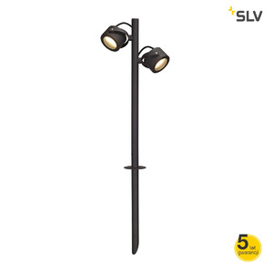SLV Lampa SITRA 360 SL SPIKE, antracyt, 2 x GX53, max. 9W, IP44 - 231535
