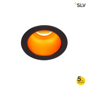SLV Lampa sufitowa HORN MAGNA, LED wbudowana, zewnętrzna, kolor czarny/złoty, 25° - 1002594
