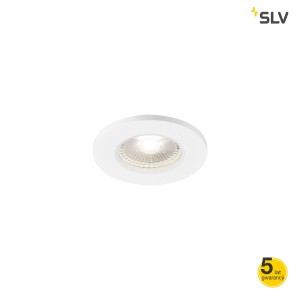 SLV Lampa sufitowa KAMUELA ECO LED ognioodporna, biały, 4000K, 38°, ściemniana, IP65 - 1001018