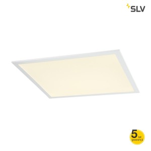 SLV Lampa sufitowa LED PANEL 620 x 620 LED wbudowana, wewnętrzna, kolor biały - 1003074