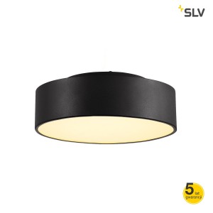 SLV Lampa sufitowa MEDO 30 LED, czarny, opcja podwieszana - 135020