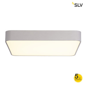 SLV Lampa sufitowa MEDO 60 SQUARE LED, srebrnoszary, 1-10V, 3000K - 1000727