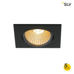SLV Lampa sufitowa NEW TRIA 68 I CS LED wbudowana, wewnętrzna, czarny - 1003068