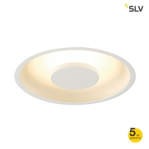 SLV Lampa sufitowa OCCULDAS do wbudowania, okrągła, biały, SMD LED, 26W - 117311