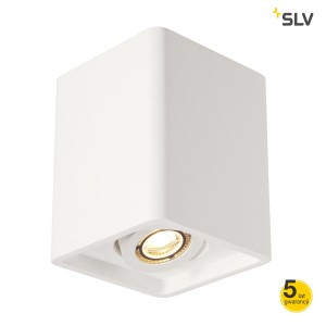 Spotline Lampa sufitowa PLASTRA BOX 1, kwadratowa, gipsowa, 1XGU10, max. 35W - 148051