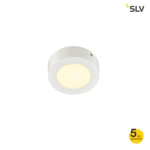 SLV Lampa sufitowa SENSER 12 LED, wewnętrzna, okrągła, kolor biały - 1003014