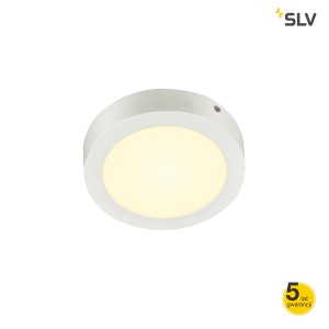 SLV Lampa sufitowa SENSER 18 LED, wewnętrzna, okrągła, kolor biały - 1003015