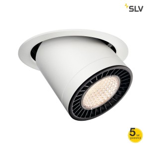 Spotline Lampa sufitowa SUPROS MOVE do wbudowania, biały, 4000LM, 3000K, SLM LED, 60° - 118121